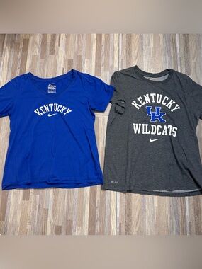 Nike University of Kentucky T-Shirt Duo, Royal Blue & Gray, Women’s Large